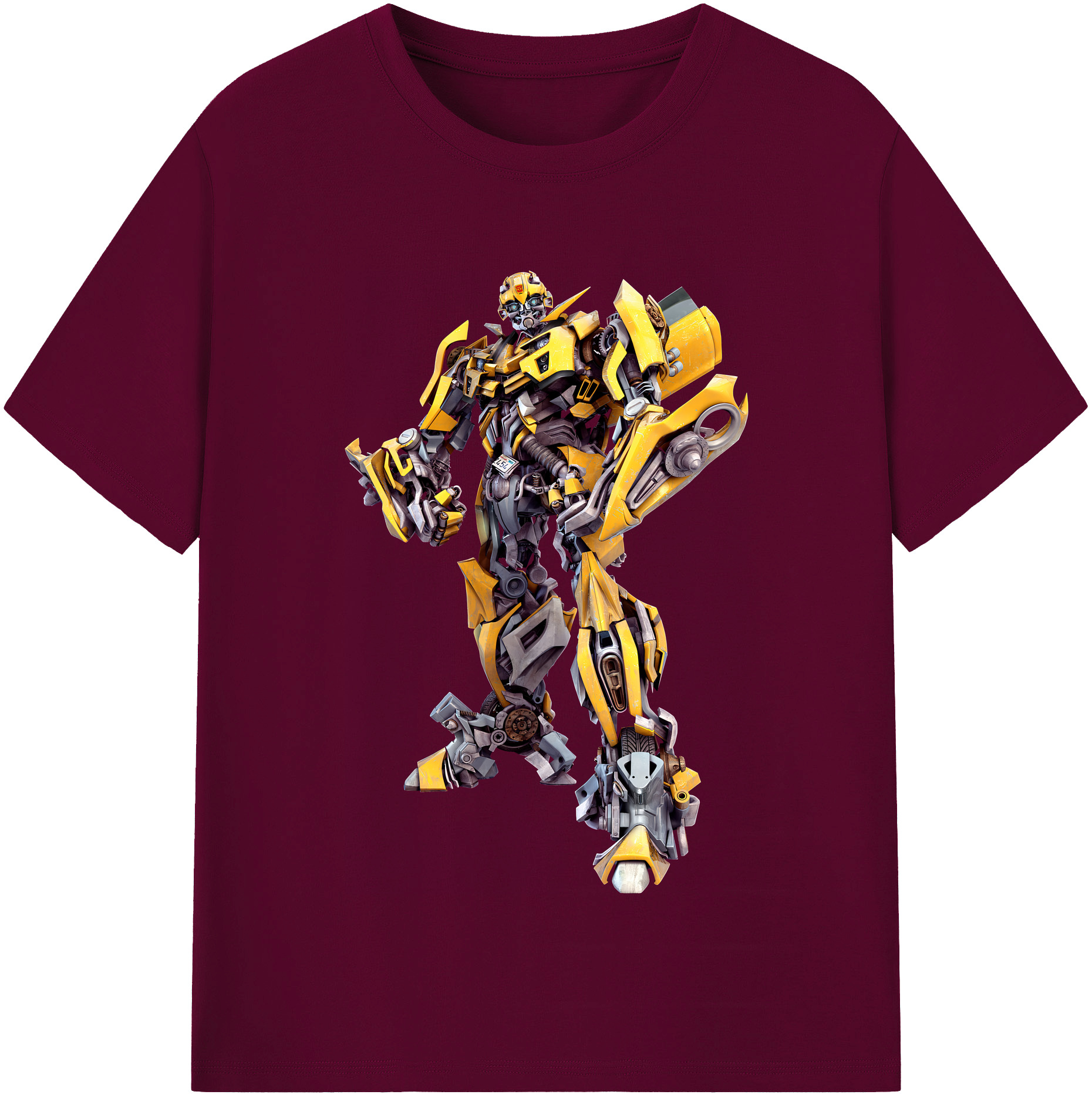 （画像用） Transformers トランスフォーマー レディースカジュアルプリントTシャツ（綿100％）